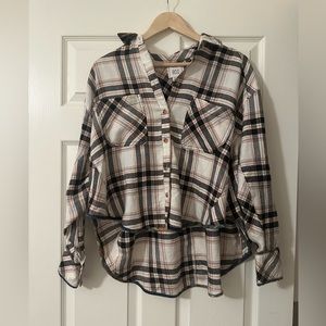 Urban Outfitters BDG Plaid Oversized Flannel Shirt Sz Small